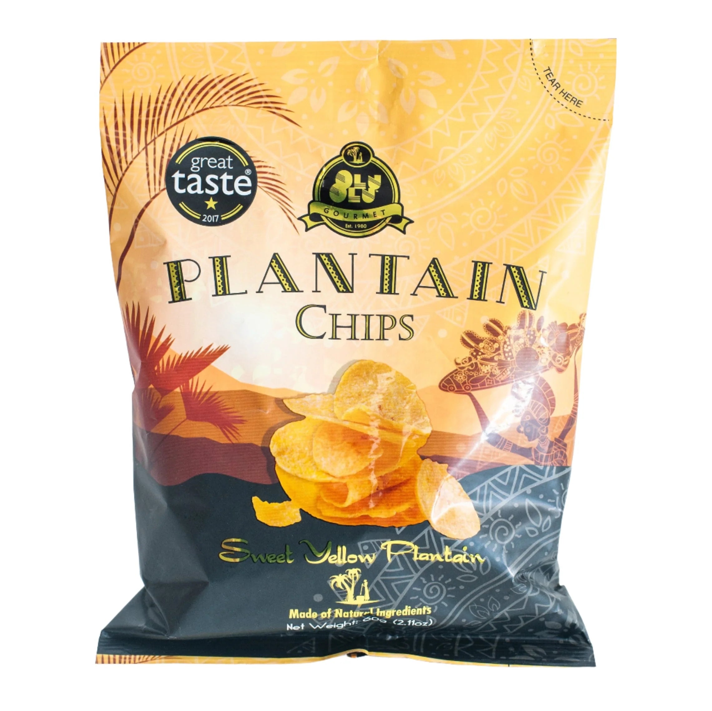 Olu Olu Sweet Plantain Chips 60G