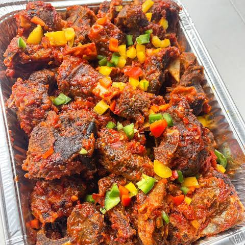 Nigerian Peppered Goat Meat